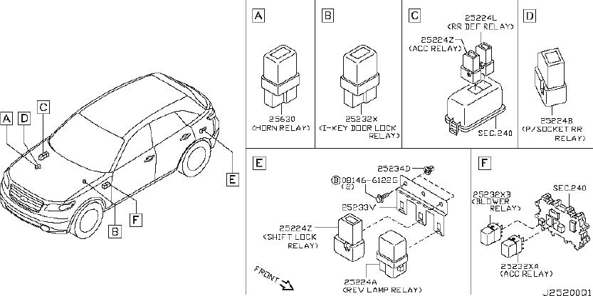 INFINITI-FX35-Relay-Horn---25630-79960-|-INFINITI,-Oxnard-CA